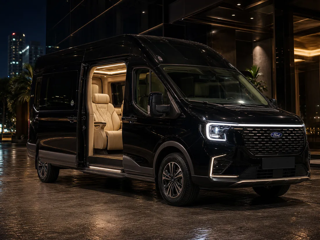 DCar seven-seat VIP conversion on the current Ford Transit platform