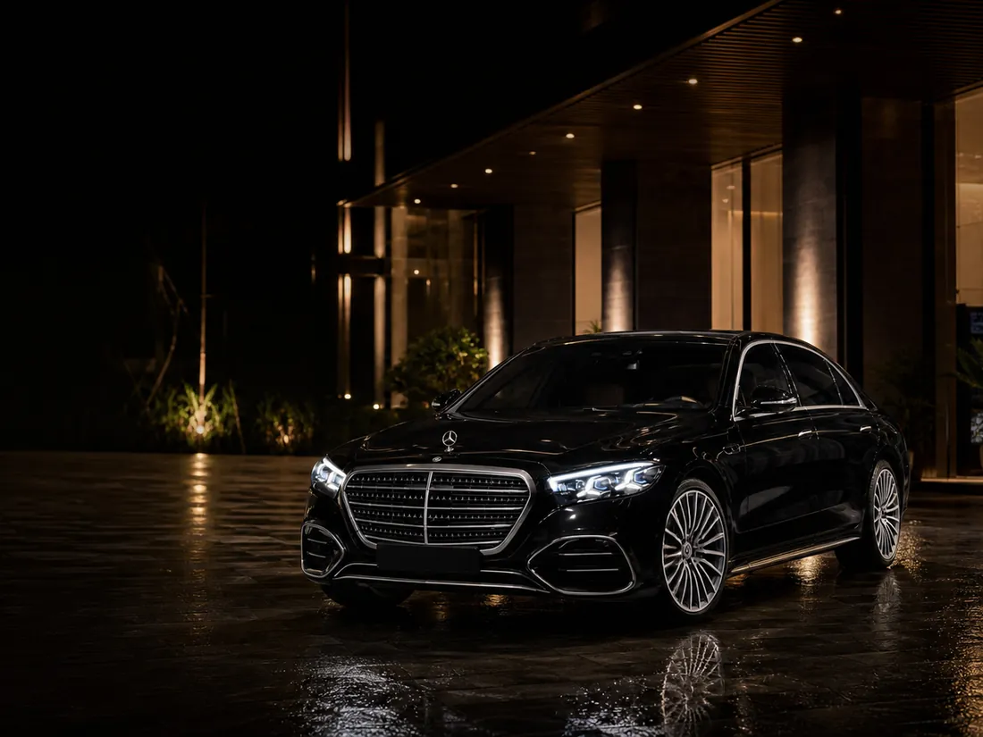 2026 Mercedes-Benz S-Class facelift in black