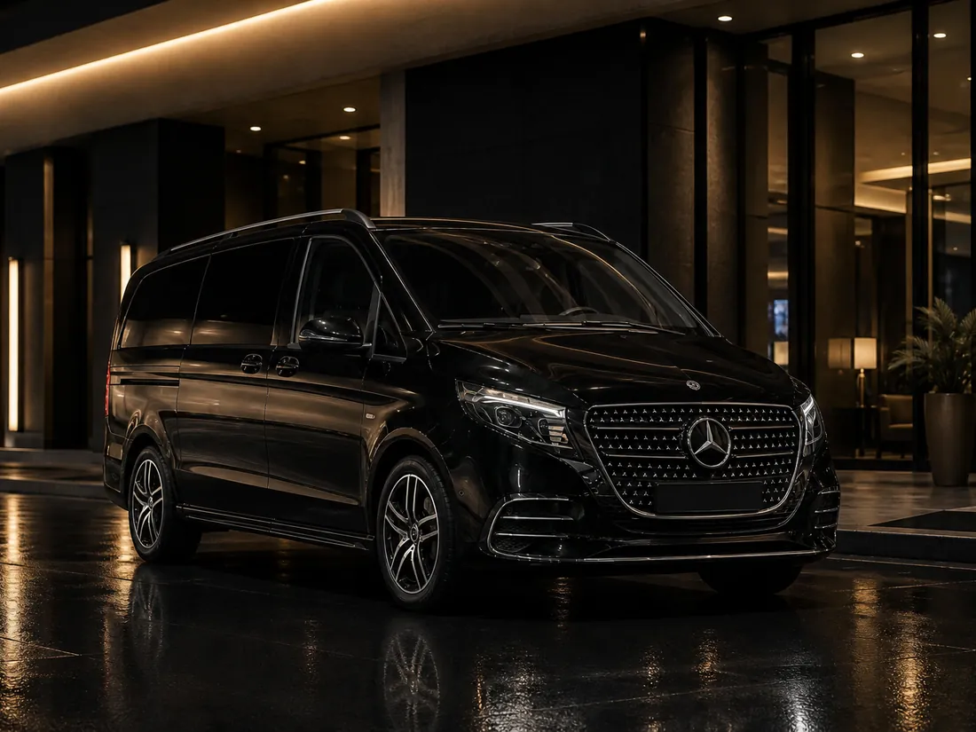 2025 Mercedes-Benz V 250 AMG Line facelift in black